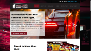 Coming Soon! New Website for Williams Marketing, Automotive Marketing Direct Mail